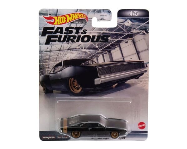 Hot Wheels 1:64 1969 Dodge Charger – Fast & Furious – Premium Retro Entertainment – Solid Pack