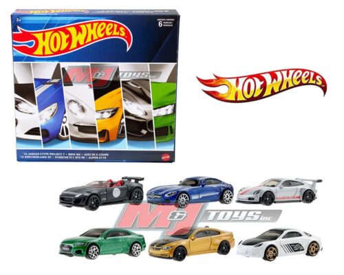 Hot Wheels 1:64 European Theme Multipack 6-Car Set