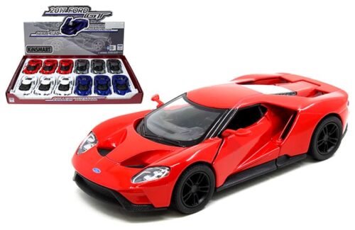 Kinsmart 1:38 2017 Ford GT 5″ (KT5391D) – Display Tray Set of 12