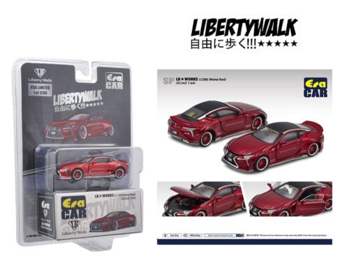 ERA Car 1:64 Lexus LC500 Metalic Red Limited 1,200 Pcs – LB Works  – Mijo Exclusive