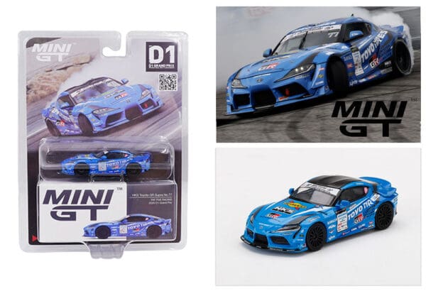 Mini GT 1:64 Japan Exclusive D1 GP HKS Toyota GR Supra #77 Fat Five Racing 2020 Limited Edition