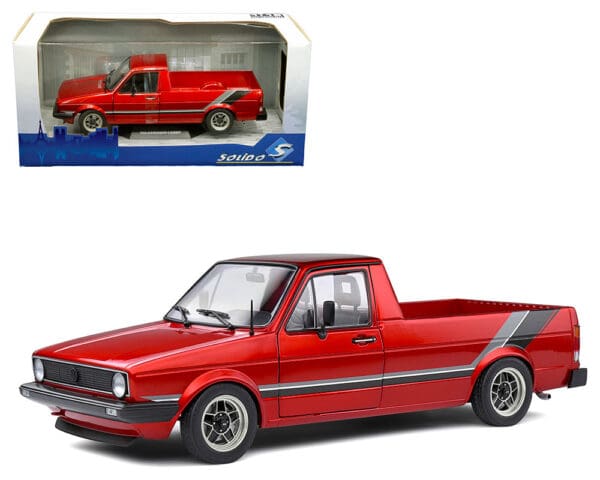 Solido 1:18 1982 Volkswagen Caddy MK1 (Red Custom)