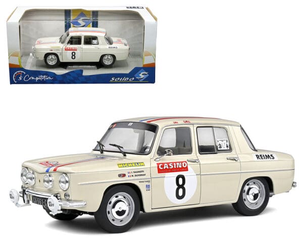 Solido 1:18 Renault 8 Gordini 1300 Rally Monte-Carlo Historical 2014 – #8 J.Ragnotti/M.DuVernay