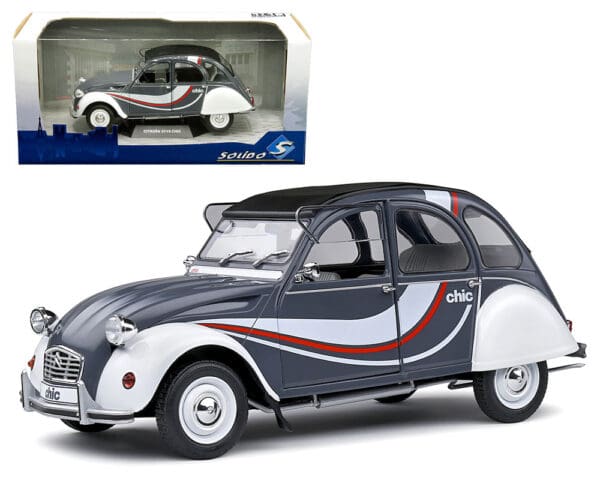 Solido 1:18 1982 Citroen 2CV6 Chic (Grey)