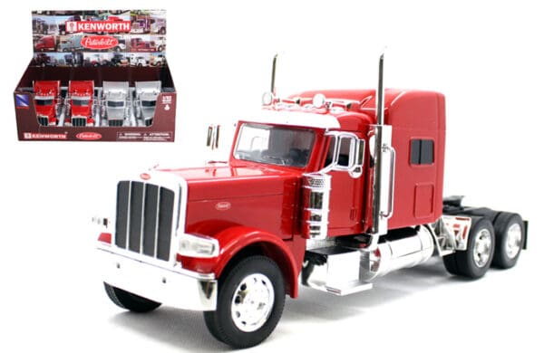 New Ray 1:32 Peterbilt 389 Cab – Long Haul Truckers – Display Tray Set of 4