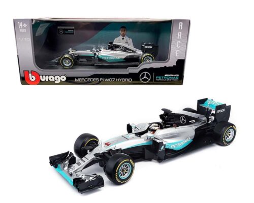 Bburago 1:18 Mercedes-AMG F1 W07 Hybrid 2016 Lewis Hamilton #44 – Race