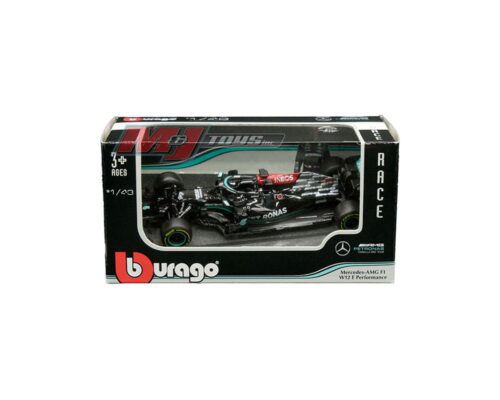 Bburago 1:43 Mercedes-AMG F1 W12 E Performance #77 Valtteri Bottas – Race