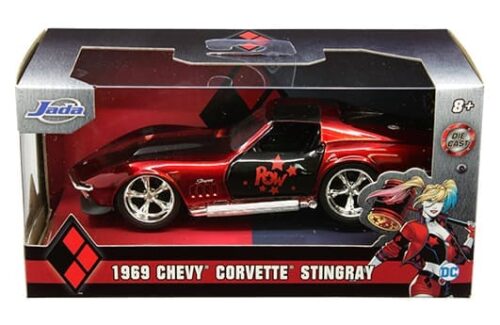 Jada 1:32 1969 Chevrolet Corvette – Harley Quinn – Hollywood Rides