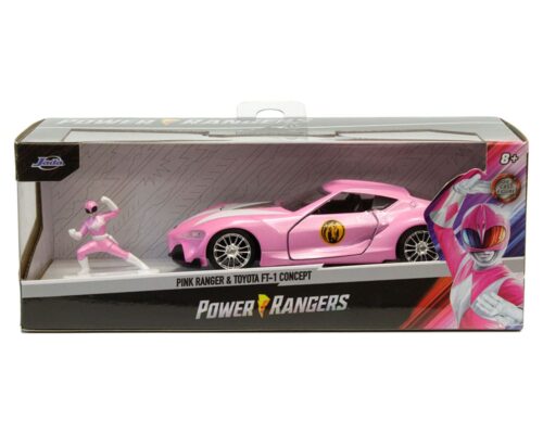 Jada 1:32 Pink Ranger & Toyota FT-1 Concept (Pink) – Power Rangers – Hollywood Ride