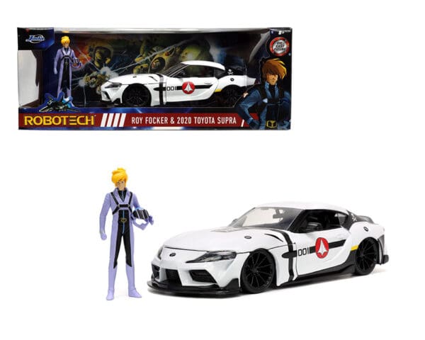 Jada 1:24 Roy Focker & 2020 Toyota Supra –  Robotech  – Hollywood Rides