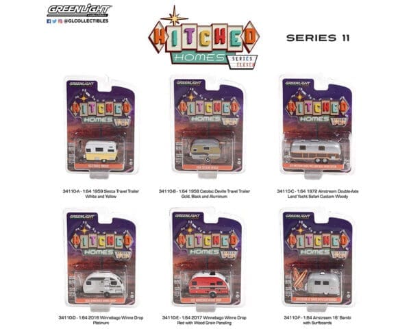 Greenlight 1:64 Hitched Homes Series 11 Assortment