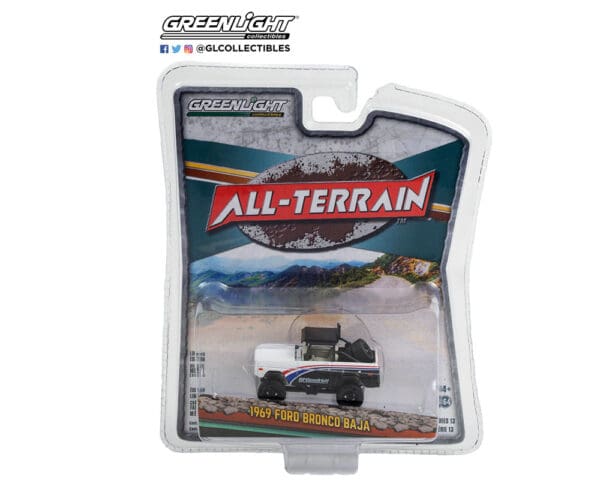 Greenlight 1:64 All-Terrain Series 13 – 1969 Ford Bronco Baja – BFGoodrich