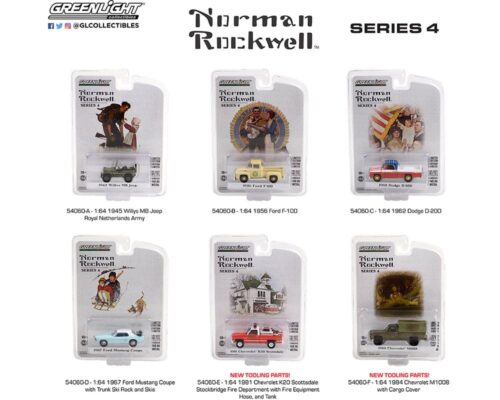 Greenlight 1:64 Norman Rockwell Series 4 Assortment