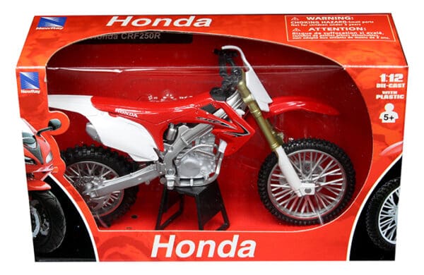 New Ray 1:12 Honda 2012 CRF 250R – Motorcycles