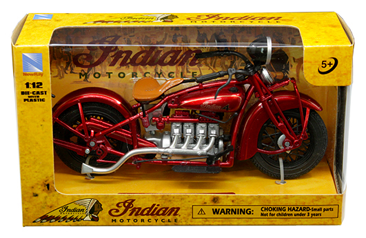 New Ray 1:12 1930 Indian Bike - Motorcycles - M & J Toys Inc. Die