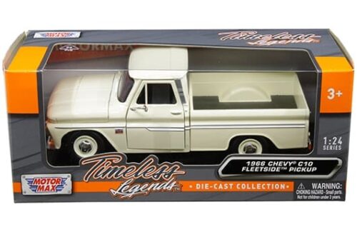 Motormax 1:24 1966 Chevrolet C10 Fleetside Pickup – Timeless Legends