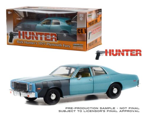 Greenlight 1:24 Sergeant Rick Hunter’s 1977 Plymouth Fury – Hunter (1984-91 TV Series)