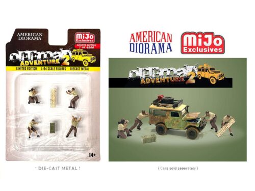 American Diorama 1:64 Off Road Adventure ll Figure Set – MiJo Exclusives Limited 4,800 Pieces