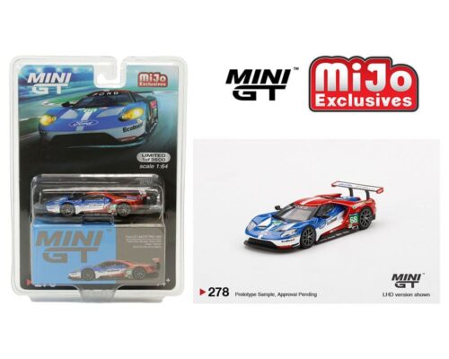 Mini GT 1:64 Ford GT LMGTE PRO #68 – Ford Chip Ganassi Team USA Class Winner 2016 24 Hrs of Le Mans – MiJo Exclusives