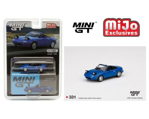 Mini GT 1:64 Mazda Miata MX-5 (NA) (Mariner Blue Headlight Up)(LHD) – MiJo Exclusives Limited 2400 Pieces