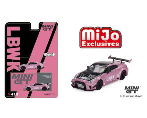 Mini GT 1:64 GT Nissan 35GT-RR Ver.2 (Passion Pink) LB-Silhouette Works – MiJo Exclusives USA