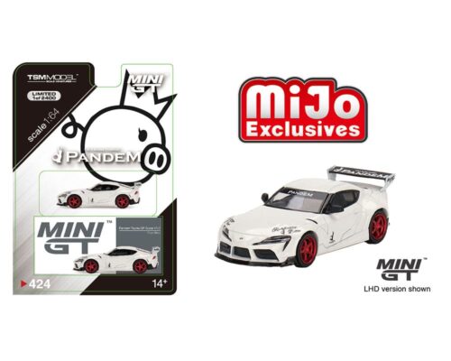 Mini GT 1:64 Mijo Exclusives Pandem Toyota GR Supra V1.0  Pearl White