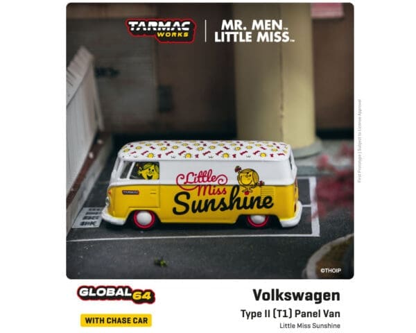 Tarmac Works 1:64 Schuco Volkswagen VW Type II (T1) Panel Van  Mr. Men Little Miss Little Miss Sunshine