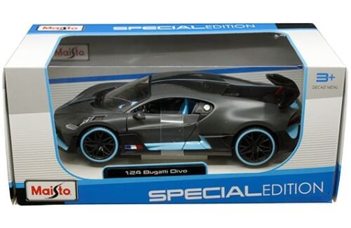 Maisto 1:24 Bugatti Divo (Satin Grey) – Special Edition