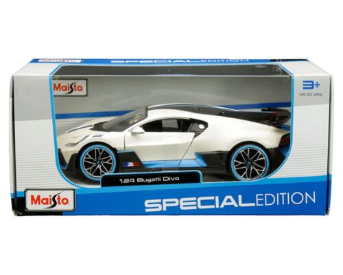 Maisto 1:24 Bugatti Divo (Satin White) – Special Edition