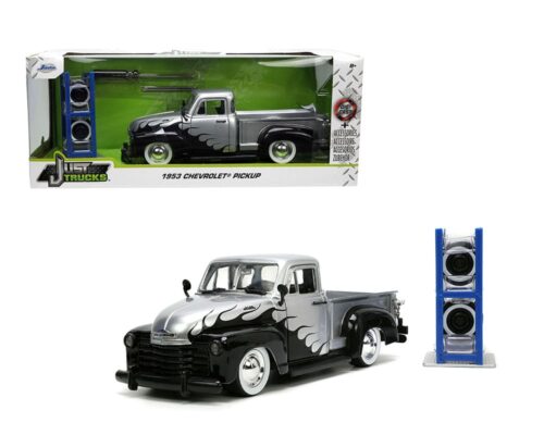 Jada 1:24 1953 Chevrolet Pickup Truck – Just Trucks with Rack and Extra Wheels