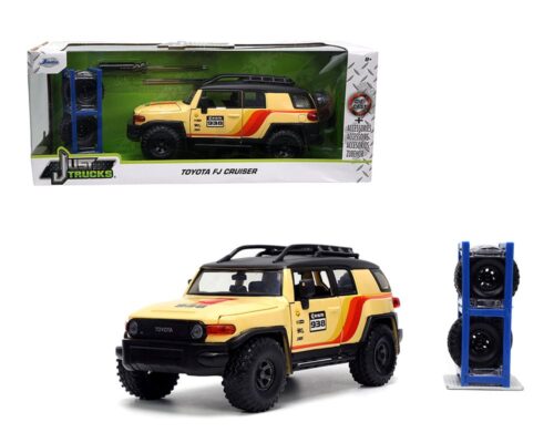 Jada 1:24 Toyota FJ Cruiser – Just Trucks with Rack and Wheels