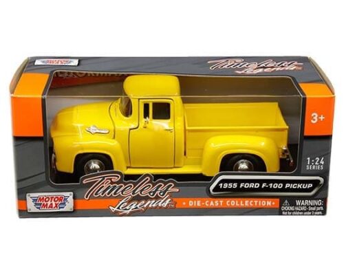 Motormax 1:24 1955 Ford F-100 Pickup – Timeless Legends