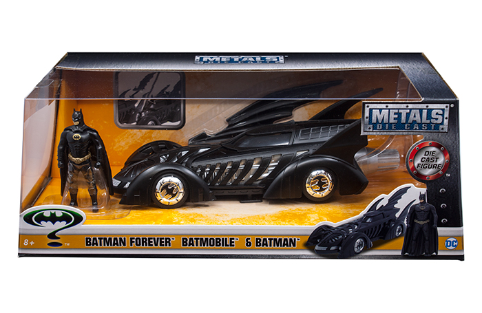 Jada 1:24 1995 Batmobile with Batman Figure - Batman Forever ...