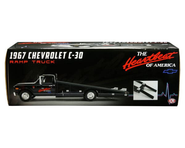 ACME 1:18 1967 Chevrolet C-30 Ramp Truck (Black) – The Heartbeat of America – Limited to 512 pieces