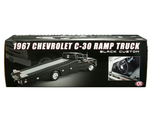 ACME 1:18 1967 Chevrolet C-30 Ramp Truck – Black Custom – Limited to 476 pieces