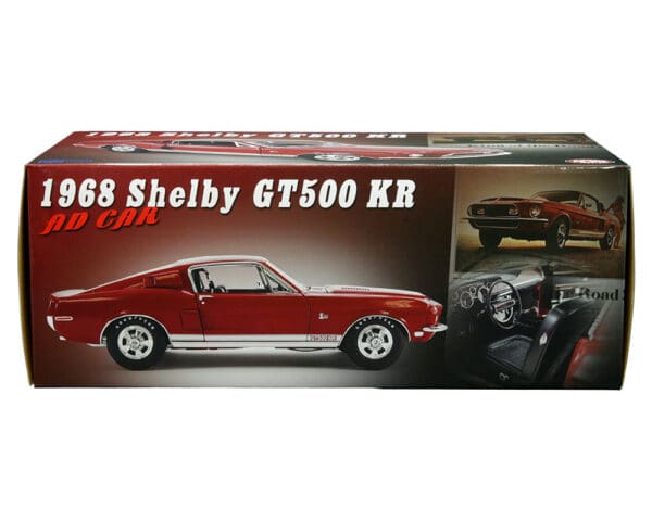 ACME 1:18 1968 Shelby GT500 KR – King Of The Road – Ad Car (Red) – Limited to 1356 pieces