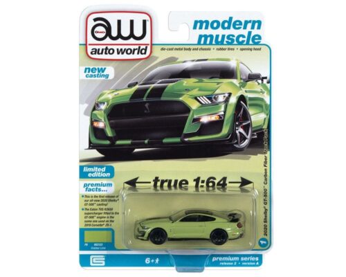 Auto World 1:64 Premium 2020 Shelby GT-500 Grabber Green