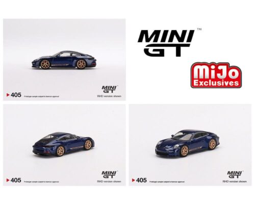 Mini GT 1:64 Porsche 911 (992) GT3 Touring (Gentian Blue Metallic) – Mijo Exclusives