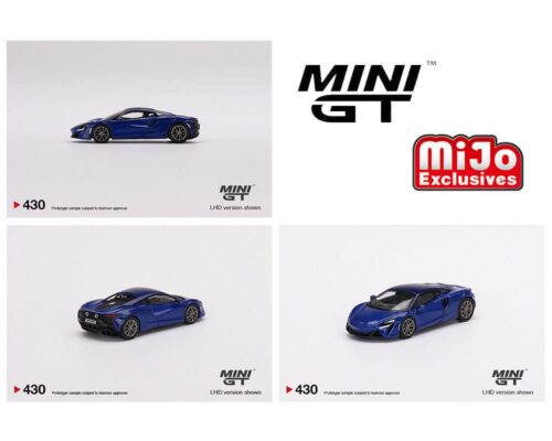 Mini GT 1:64 McLaren Artura Volcano Blue – Mijo Exclusives