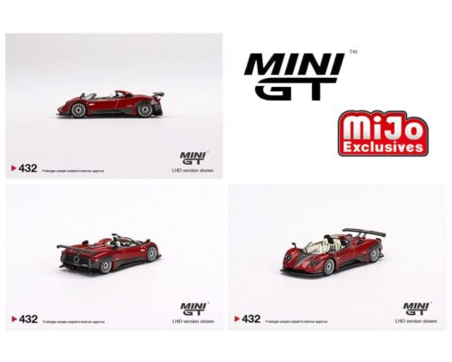 Mini GT 1:64 Pagani Zonda HP Barchetta Rosso Dubai- Mijo Exclusives