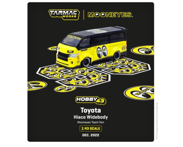 Tarmac Works 1:43 Toyota Hiace Widebody Mooneye’s Team Van