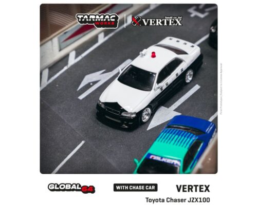 Tarmac Works 1:64 Toyota Chaser JZX100 – Vertex – Global64