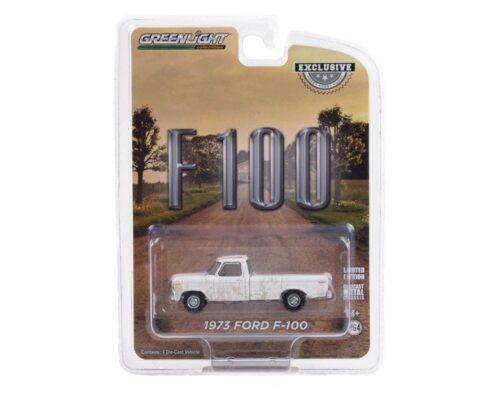 Greenlight 1:64 1973 Ford F-100 – White with Dirt