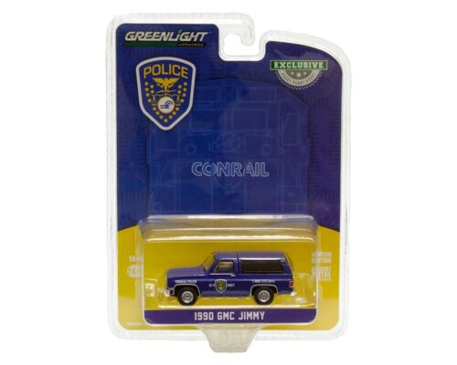 Greenlight 1:64 1990 GMC Jimmy – Conrail (Consolidated Rail Corporation) Police K-9 Unit