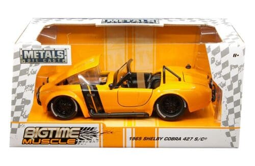 Jada 1:24 1965 Shelby Cobra 427 S/C (Orange) – Bigtime Muscle