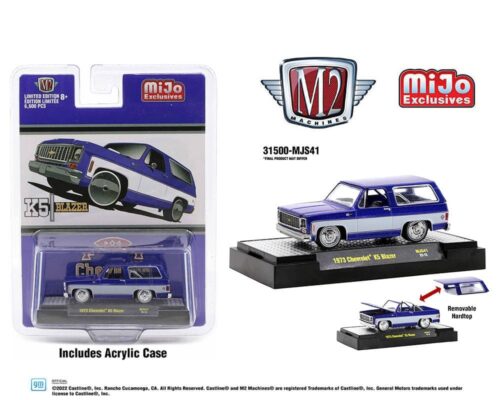 M2 Machines 1:64 1973 Chevrolet K5 Blazer Custom Violet White – MiJo Exclusives