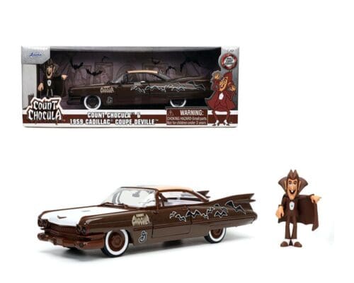 Jada 1:24 1959 Cadillac With Figure – Count Chocula – Hollywood Rides