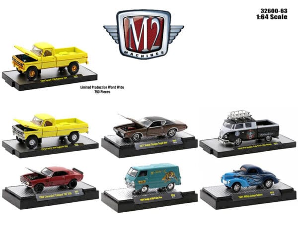 M2 Machines 1:64 Auto-Thentics Release 63 Assortment