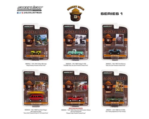 Greenlight 1:64 Smokey Bear Series 1 Assortment