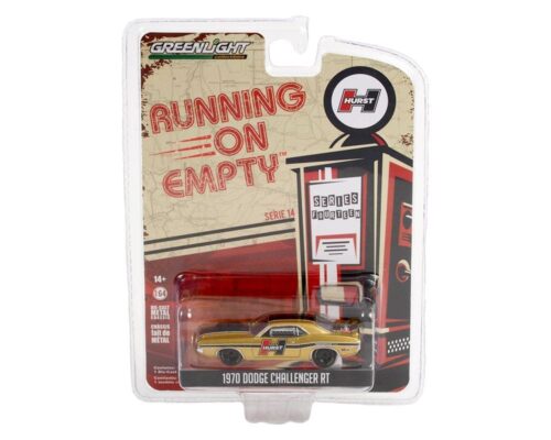 Greenlight 1:64 Running On Empty Series 14 – 1970 Dodge Challenger RT – Hurst Performance Plus